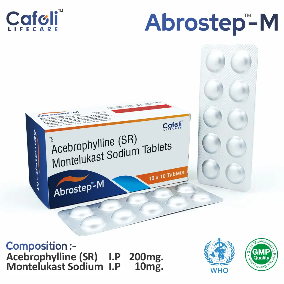 Acebrophylline + Montelukast Tablet PCD Pharma Franchise